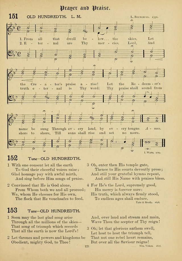 The Academic Hymnal page 124