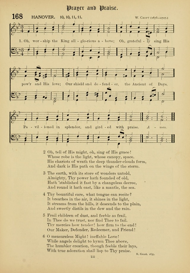 The Academic Hymnal page 134