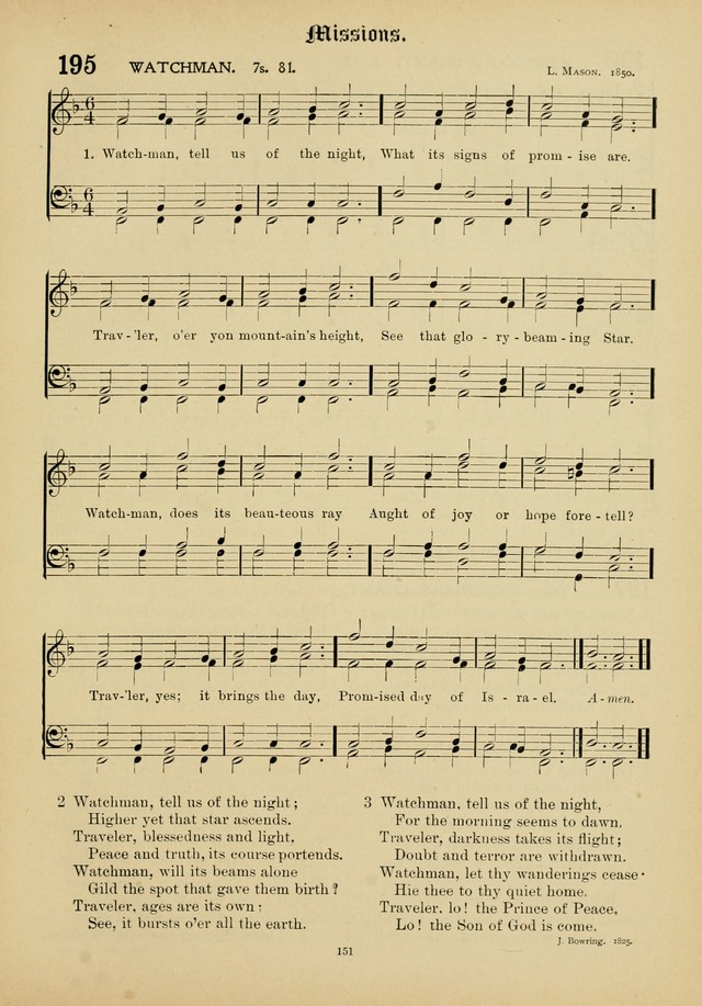 The Academic Hymnal page 152
