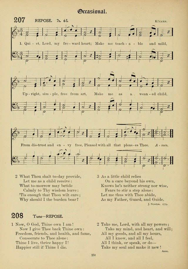 The Academic Hymnal page 159