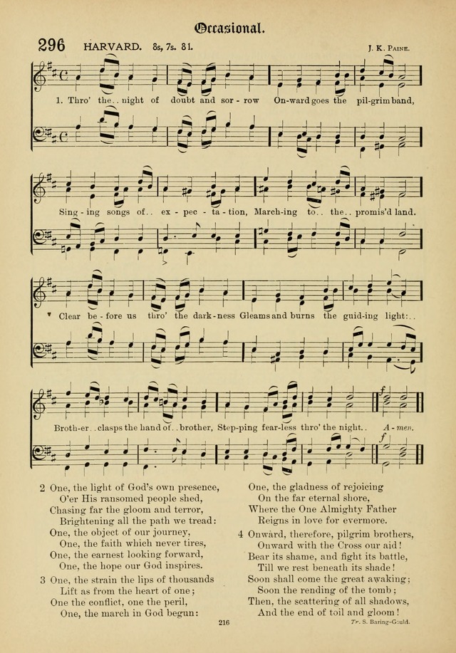 The Academic Hymnal page 217