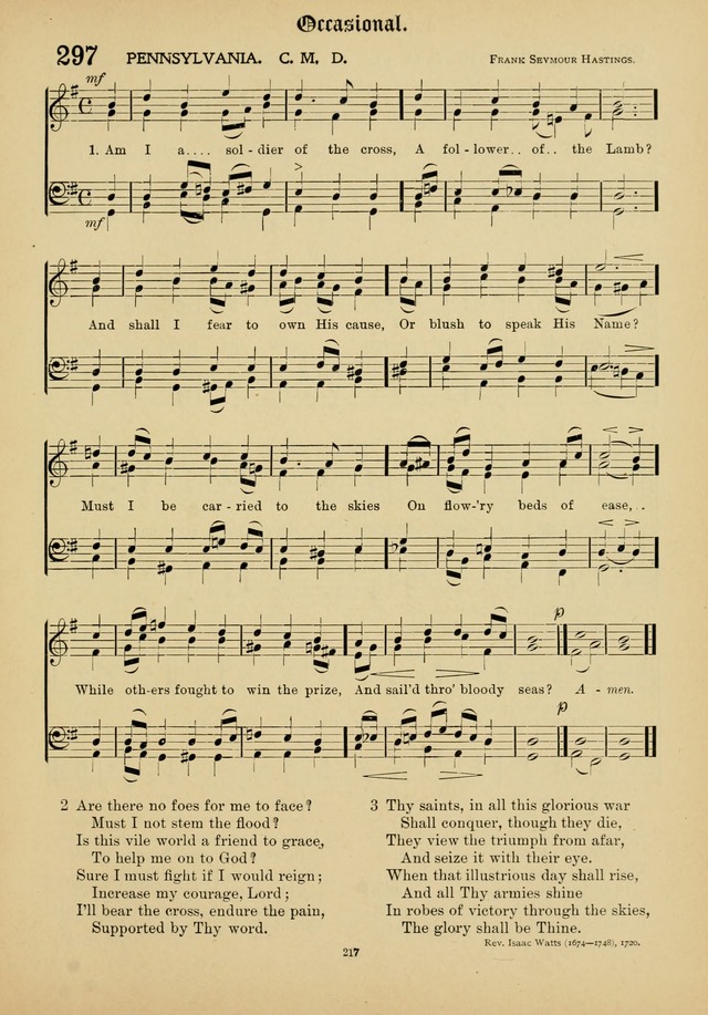 The Academic Hymnal page 218