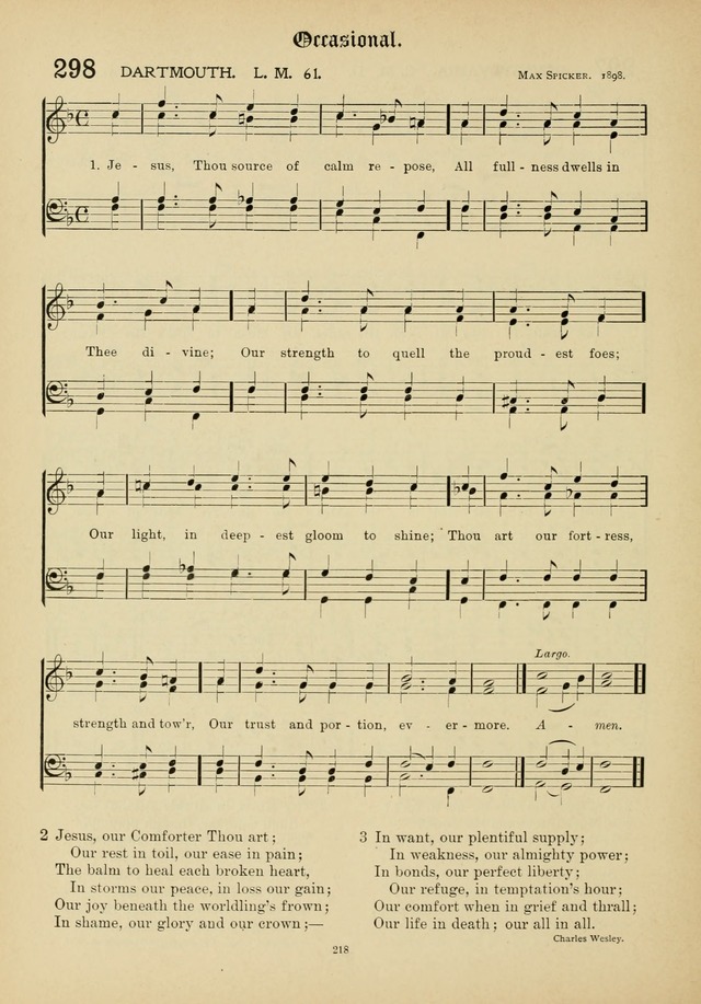 The Academic Hymnal page 219