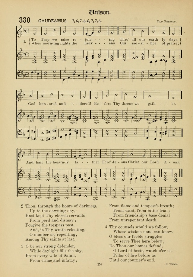 The Academic Hymnal page 251