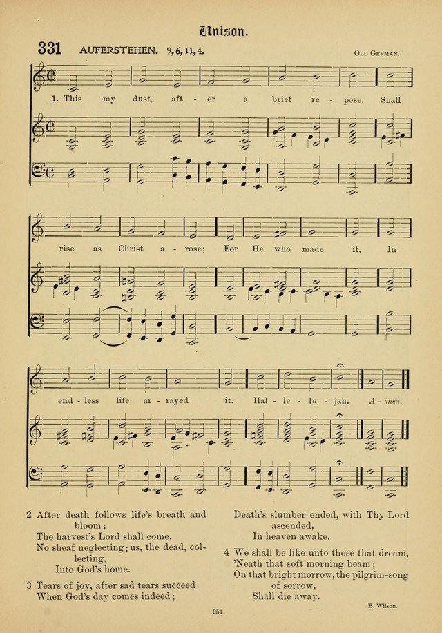 The Academic Hymnal page 252