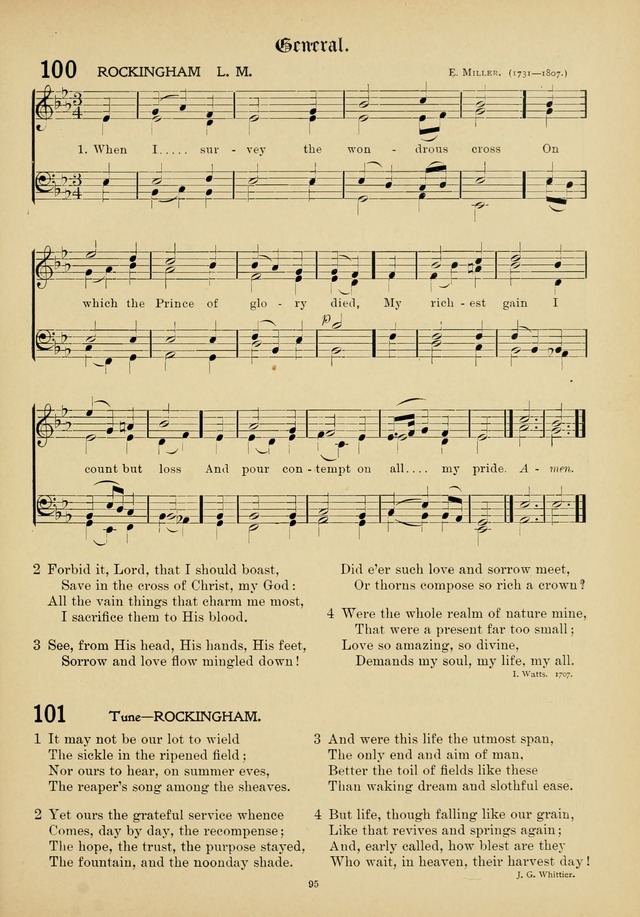 The Academic Hymnal page 96