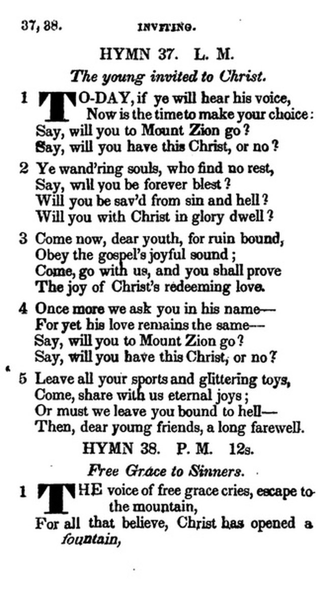 Additional Hymns, Adopted by the General Synod of the Reformed Dutch Church  in North America, at their Session June 1831. 2nd ed. page 33