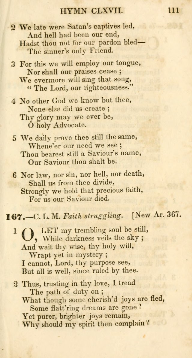Additional Hymns, Adopted by the General Synod of the Reformed Protestant Dutch Church in North America, at their Session, June 1846, and authorized to be used in the churches under their care page 116