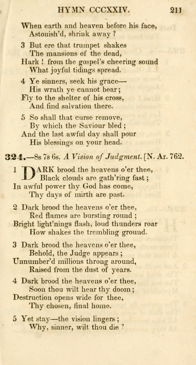 Additional Hymns, Adopted by the General Synod of the Reformed Protestant Dutch Church in North America, at their Session, June 1846, and authorized to be used in the churches under their care page 216