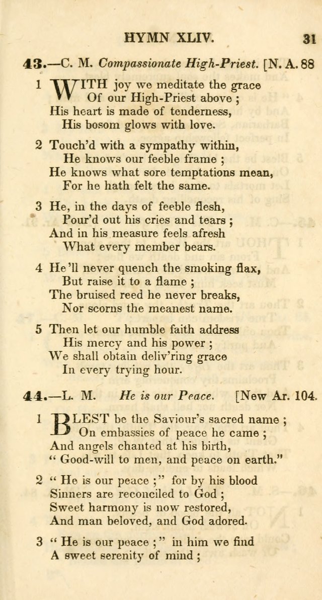 Additional Hymns, Adopted by the General Synod of the Reformed Protestant Dutch Church in North America, at their Session, June 1846, and authorized to be used in the churches under their care page 36