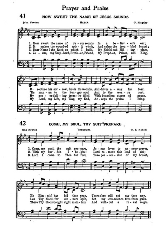 Association Hymn Book: for use in meetings for men page 29