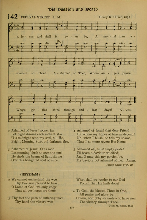 The American Hymnal for Chapel Service page 117