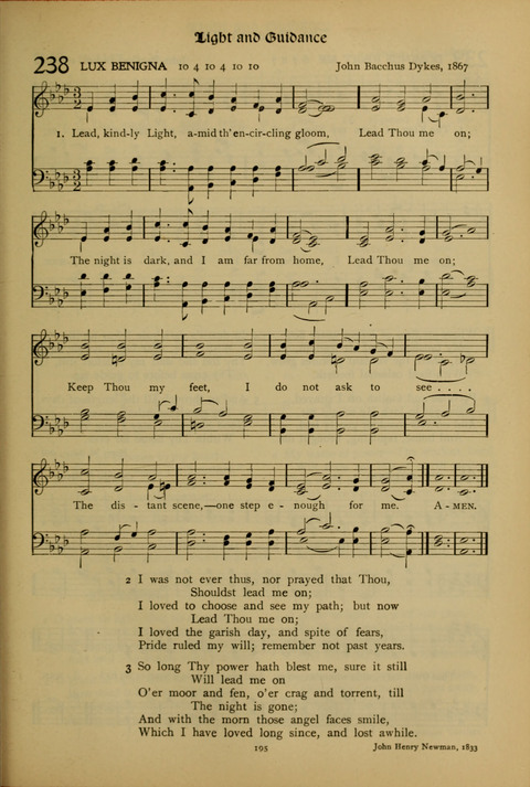The American Hymnal for Chapel Service page 195