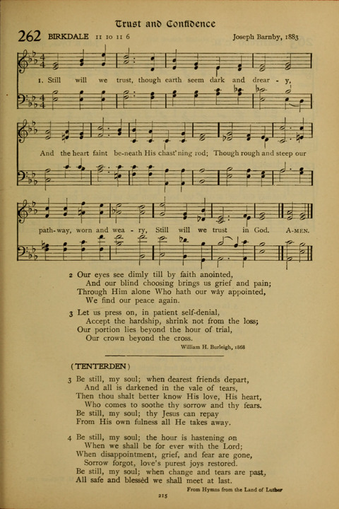 The American Hymnal for Chapel Service page 215