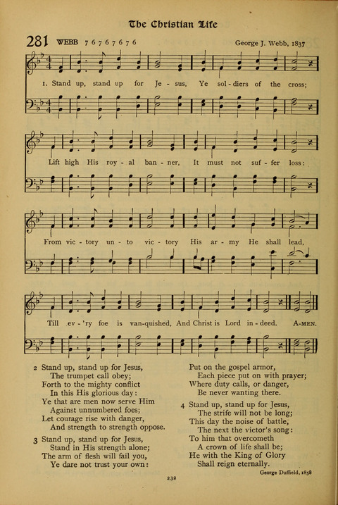 The American Hymnal for Chapel Service page 232
