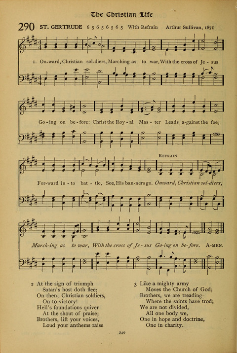 The American Hymnal for Chapel Service page 240