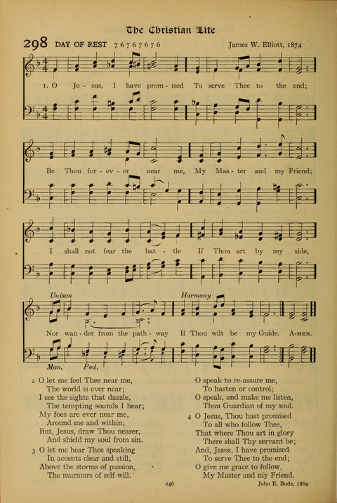 The American Hymnal for Chapel Service page 246