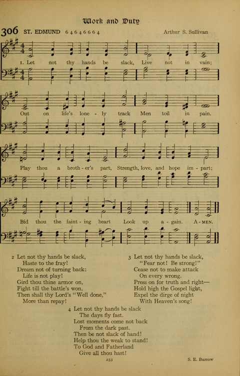 The American Hymnal for Chapel Service page 253