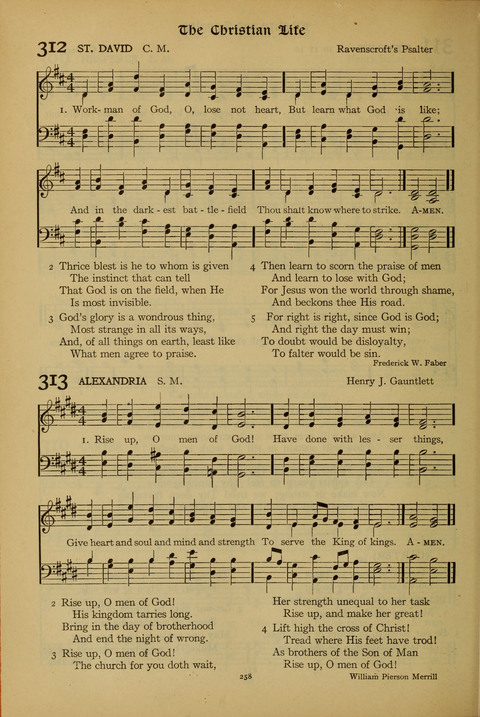The American Hymnal for Chapel Service page 258