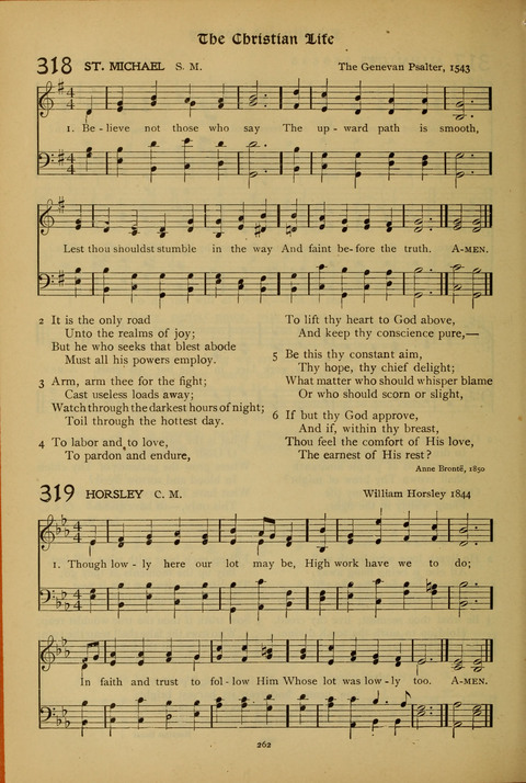 The American Hymnal for Chapel Service page 262