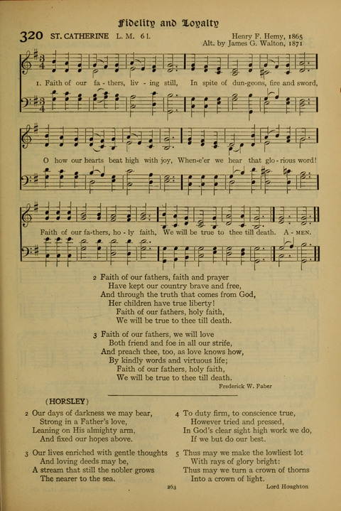 The American Hymnal for Chapel Service page 263
