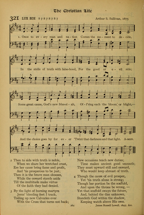 The American Hymnal for Chapel Service page 264
