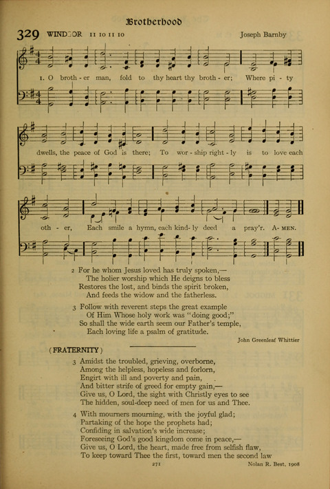 The American Hymnal for Chapel Service page 271