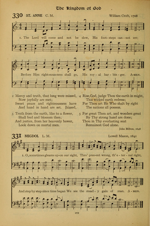 The American Hymnal for Chapel Service page 272