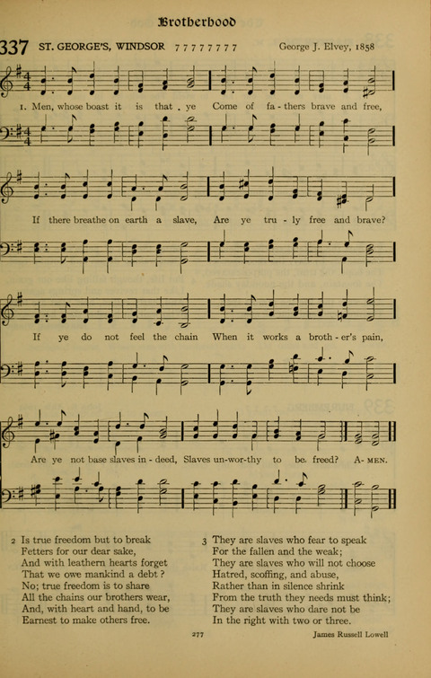 The American Hymnal for Chapel Service page 277