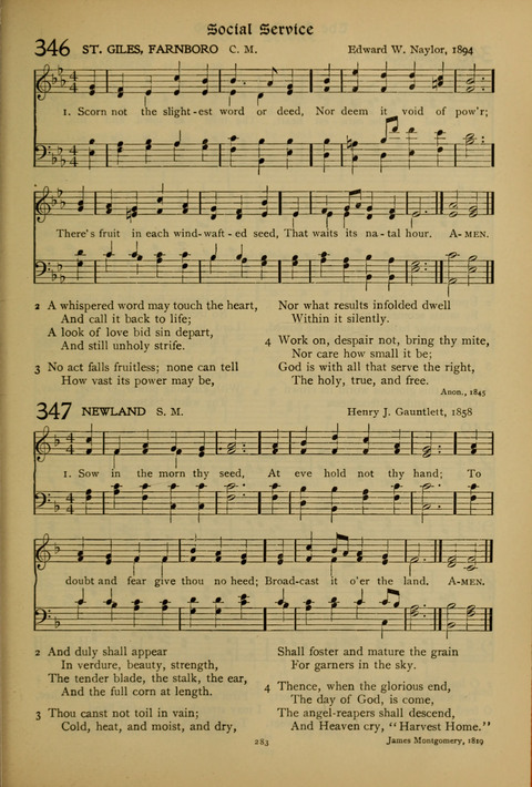 The American Hymnal for Chapel Service page 283