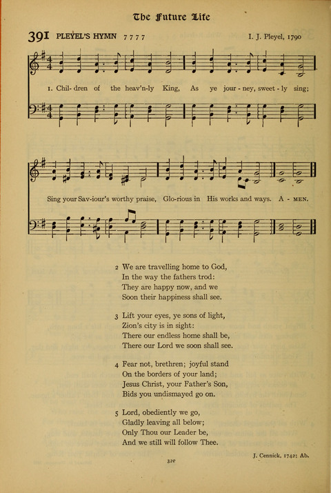 The American Hymnal for Chapel Service page 320