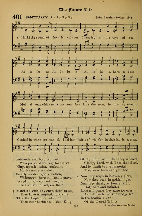 The American Hymnal for Chapel Service page 332