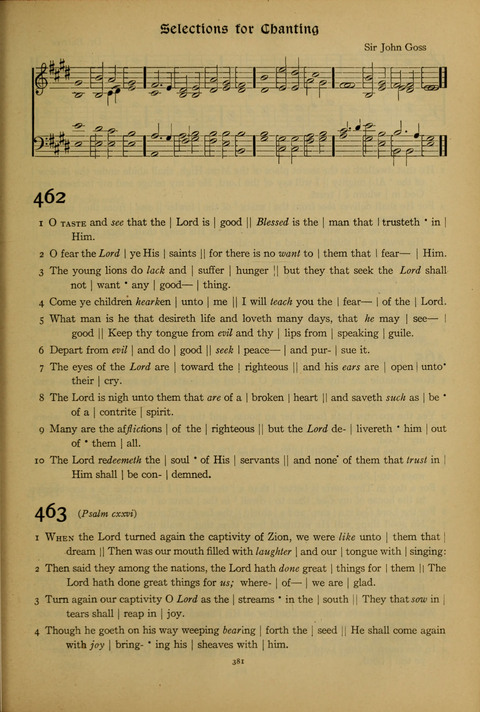 The American Hymnal for Chapel Service page 381