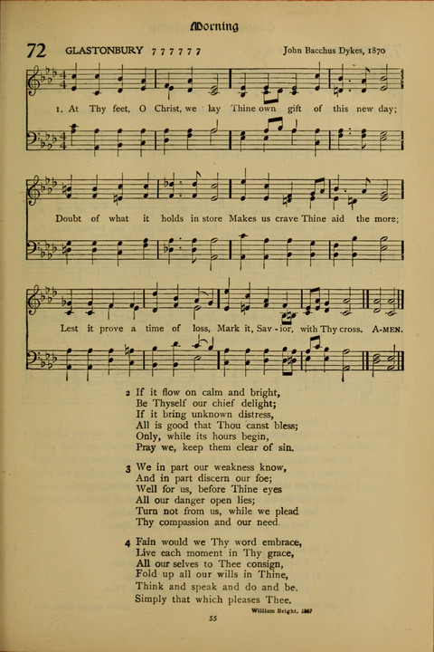 The American Hymnal for Chapel Service page 55