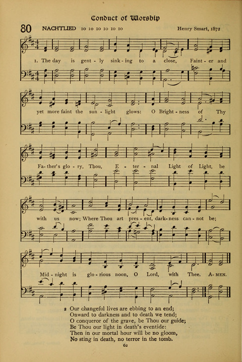 The American Hymnal for Chapel Service page 62