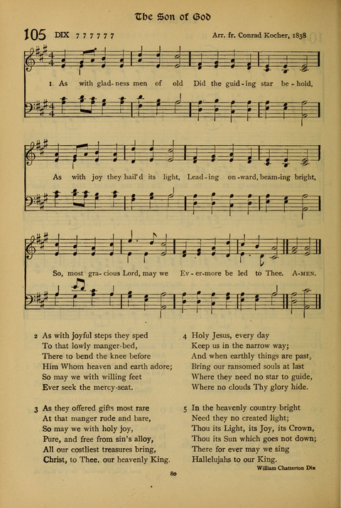 The American Hymnal for Chapel Service page 80