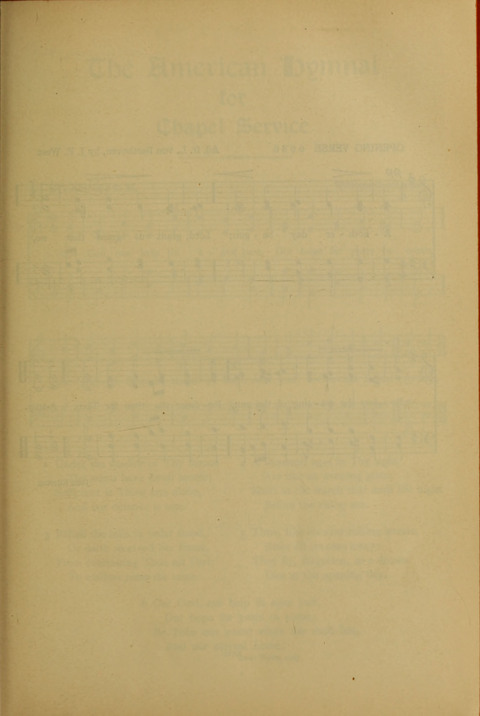 The American Hymnal for Chapel Service page xxxiv