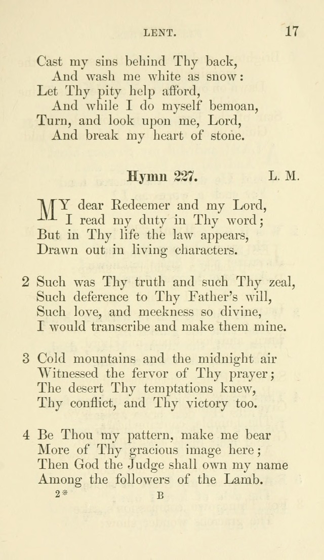 Additional Hymns set forth by the House of Bishops at the request of the House of Clerical and Lay Deputies, in General Convention, October 1865; to be used in the congregations of the Protestant Ep.. page 17