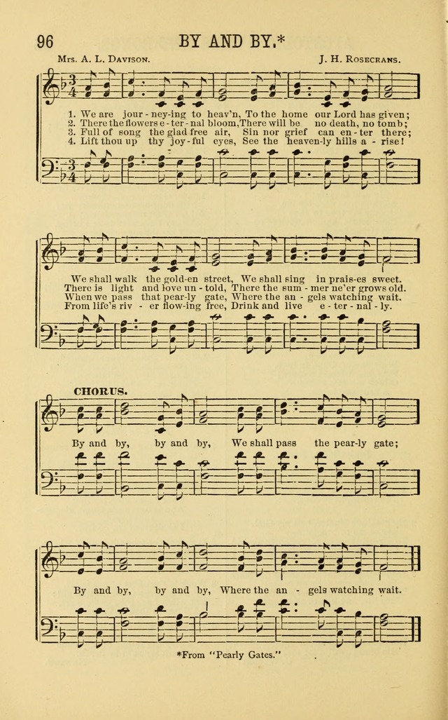 Apostolic Hymns and Songs: a collection of hymns and songs, both new and old, for the church, protracted meetings, and the Sunday school page 96