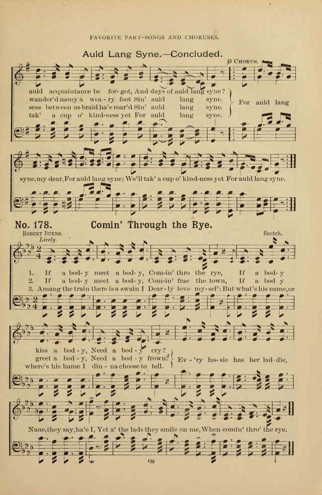 The Assembly Hymn and Song Collection: designed for use in chapel, assembly, convocation, or general exercises of schools, normals, colleges and universities. (3rd ed.) page 159