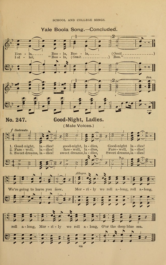 The Assembly Hymn and Song Collection: designed for use in chapel, assembly, convocation, or general exercises of schools, normals, colleges and universities. (3rd ed.) page 241