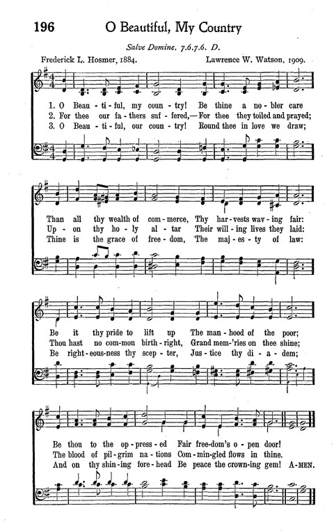 American Junior Church School Hymnal page 184