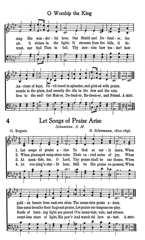 American Junior Church School Hymnal page 3