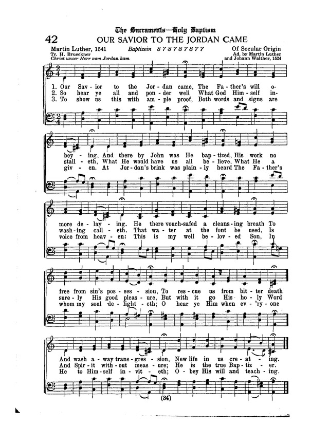 American Lutheran Hymnal page 242