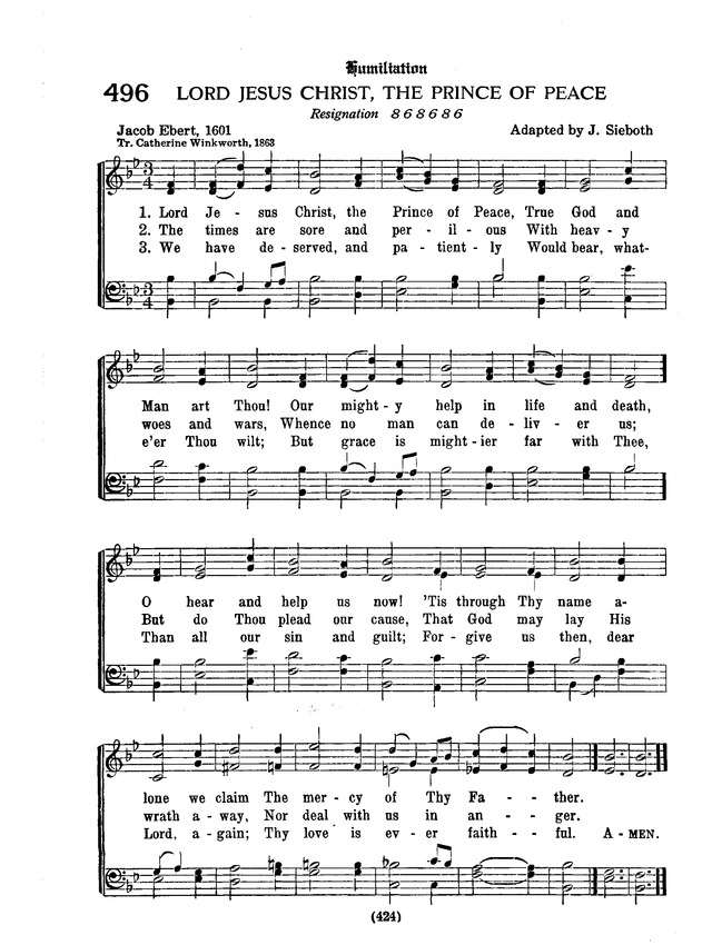 American Lutheran Hymnal page 632