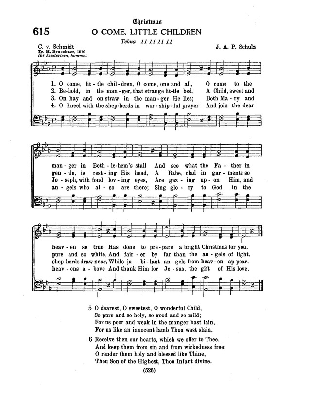 American Lutheran Hymnal page 734