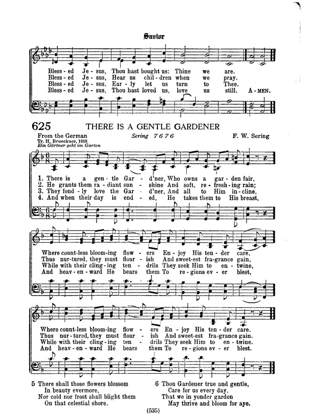 American Lutheran Hymnal page 743
