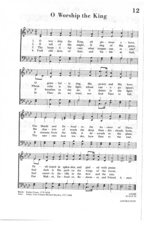 African Methodist Episcopal Church Hymnal page 13
