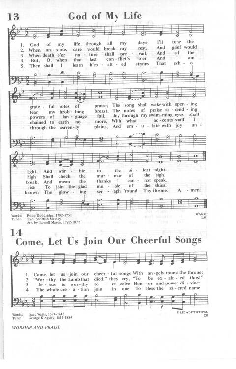 African Methodist Episcopal Church Hymnal page 14