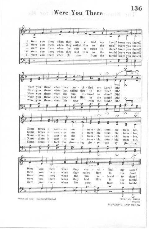 African Methodist Episcopal Church Hymnal page 143